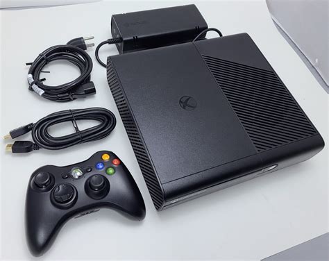 Microsoft Xbox 360 E System Black Video Game Console 4gb Wireless