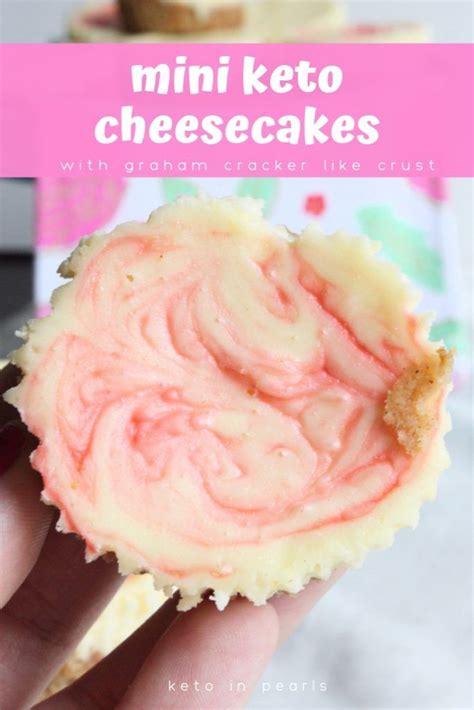 Each slice contains over 12 grams of protein and 49 grams of total fat. Mini Keto Cheesecakes | Keto In Pearls | Desserts | Recipe | Keto cheesecake, Keto desert ...