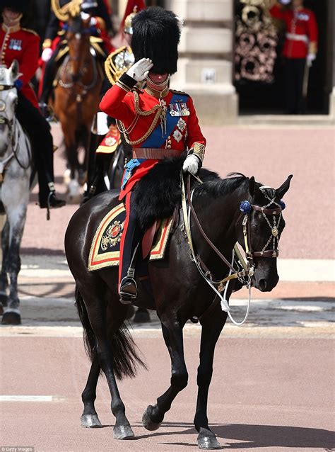 Prince Charles Leads The Welsh Guards In Final Rehearsal For The Queen