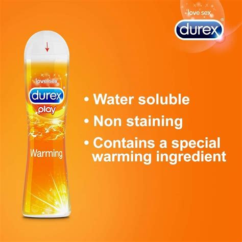 Durex Play Warming Water Based Pleasure Gel Lube 50ml WELLNESS PRO