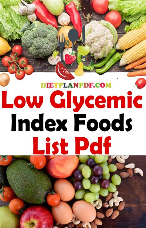 Low Glycemic Index Foods Diet