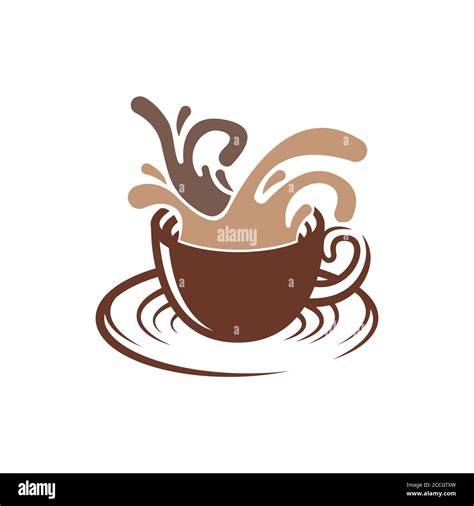 Coffee Logo Design Vector Illustration Vintage Coffee Logo Vector