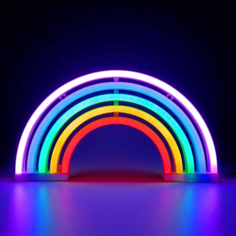 Buy Xiyunte Rainbow Neon Signs Led Rainbow Lights For Bedroom Rainbow Neon Light Battery Or Usb