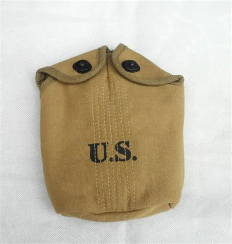 World War Ii Us Army Soldier M1910 Canteen Cover Military Classic