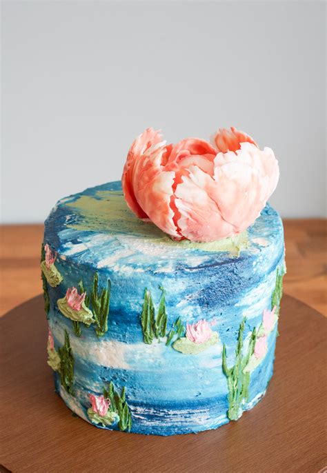 How To Make A Surprisingly Easy Watercolor Buttercream Cake On Craftsy