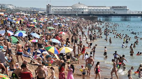Uk Weather Public Told To Avoid Packed Beaches As Uk Enjoys Hottest