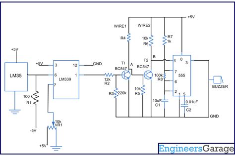 Circuit Diagram Smoke Detector Using Ic 555 Circuit Diagram