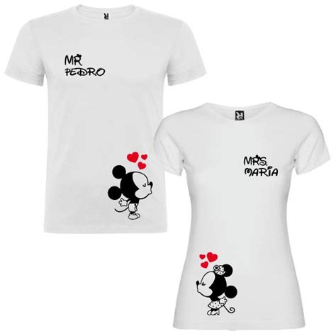Promo Camisetas Para Parejas Mickey Y Minnie Ubicaciondepersonascdmx