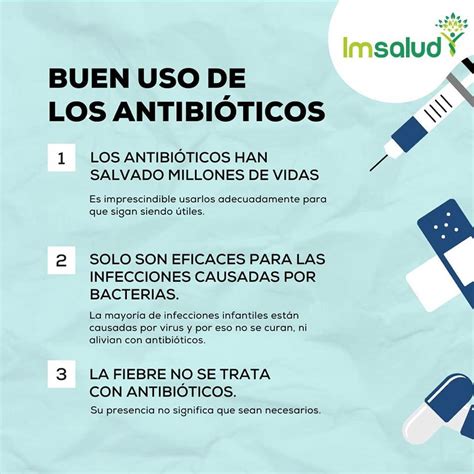 Conozca El Buen Uso De Los Antibióticos Y La Importancia De Usarlos De Forma Adecuada💊 Imsalud