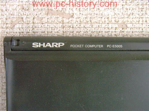 Sharp Pc E500s Scientific Computer Datoru Muzejs