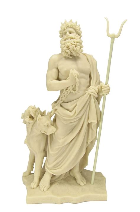 Buy Greek God Of Underworld Hades With Cerberus Statue Pluto Roman