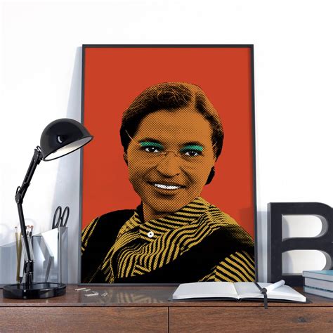 Rosa Parks Rosa Parks Poster Rosa Parks Print Pop Art Rosa Parks Art