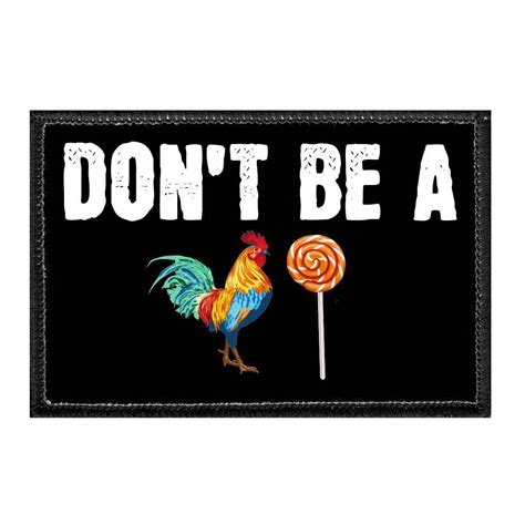 Dont Be A Cock Sucker Removable Patch Pull Patch Removable Patches For Authentic Flexfit