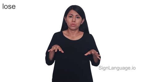 Lose In Asl Example 3 American Sign Language