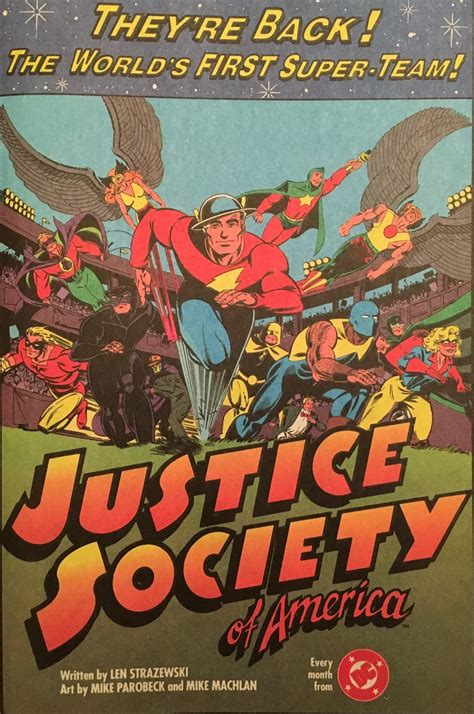 Chris Is On Infinite Earths Justice Society Of America Vol2 1 1992