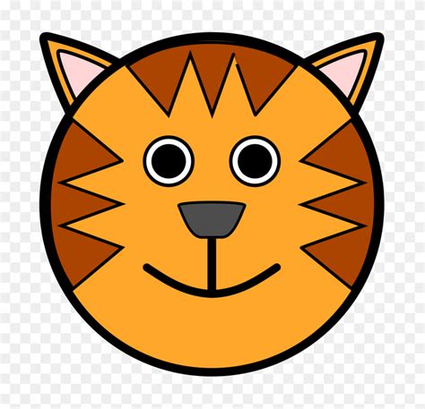 Cat Drawing Cartoon Face Bengal Tiger Tiger Face PNG Stunning Free