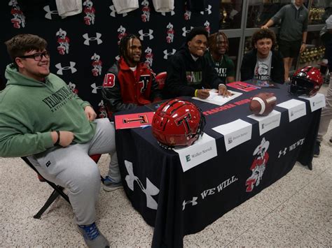 Five Tascosa Football Players Sign To Play At The Next Level On