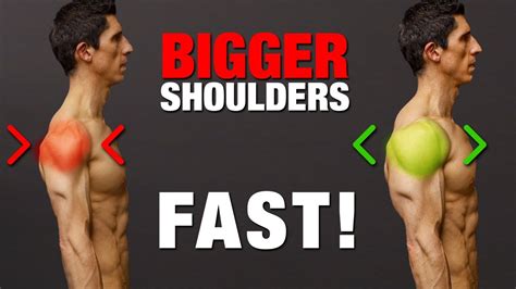 How To Get Bigger Shoulders Fast Just Do This Youtube