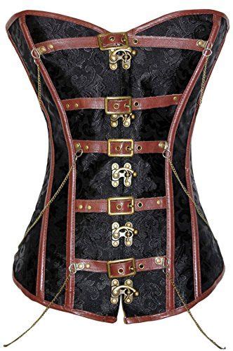 Daisy Corsets Womens Plussize Top Drawer 6 Piece Royal Red Queen Corset