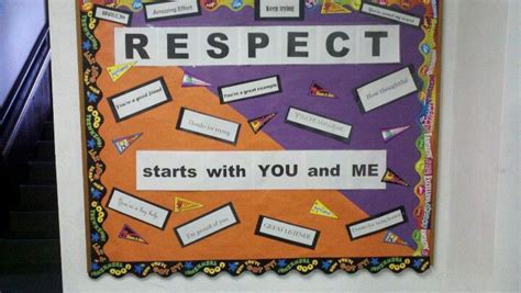 Our Respect Bulletin Board By Kc2013 Respect Bulletin Boards