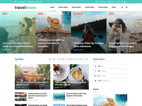 20 Best Wordpress Travel Blog Themes 2023 Athemes
