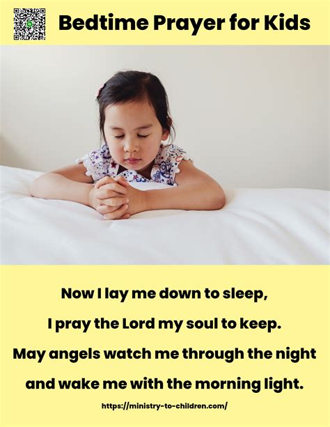 Bedtime Prayers For Kids