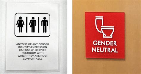 In All Gender Restrooms The Signs Reflect The Times The New York Times