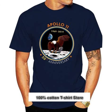 Camiseta Apolo 11 Moon Landing De 50 ° Aniversario Camiseta De Alta