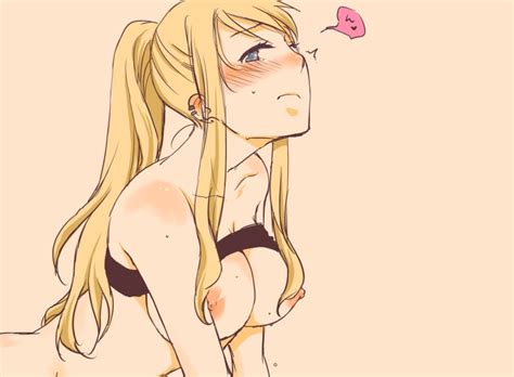 Rule 34 Blonde Hair Blue Eyes Blush Breasts Color Female Female Only