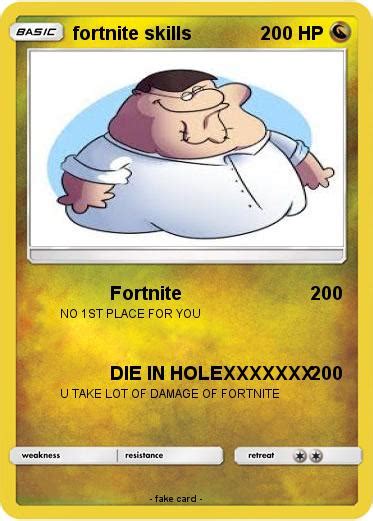 Pokémon Fortnite Skills Fortnite My Pokemon Card