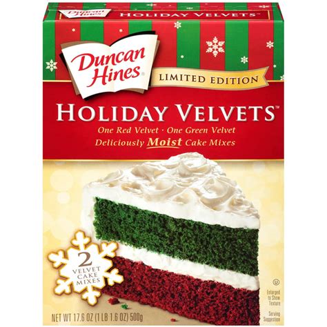 Duncan Hines Holiday Velvet Cake Mix 176 Oz