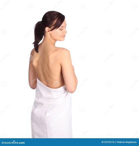 Beautiful Girl Washing Her Body Shower Gel Stock Photo Image Of