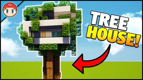 Minecraft Modern Tree House Tutorial Minecraft Land