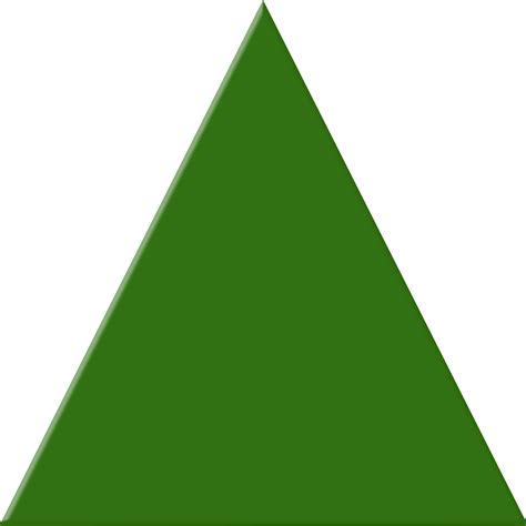 Big Green Triangle Drawing Free Image Download