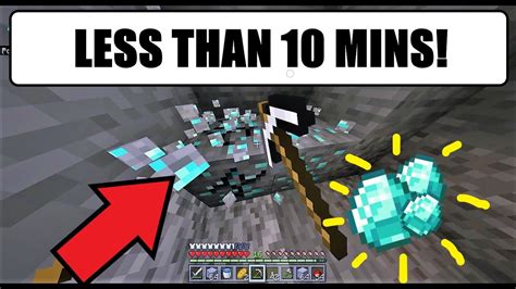 How To Find Diamonds Fast Concise Tutorial Minecraft Youtube