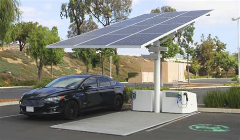 Electric Car Charging Station Ev Arc 4 Envision Solar Solar