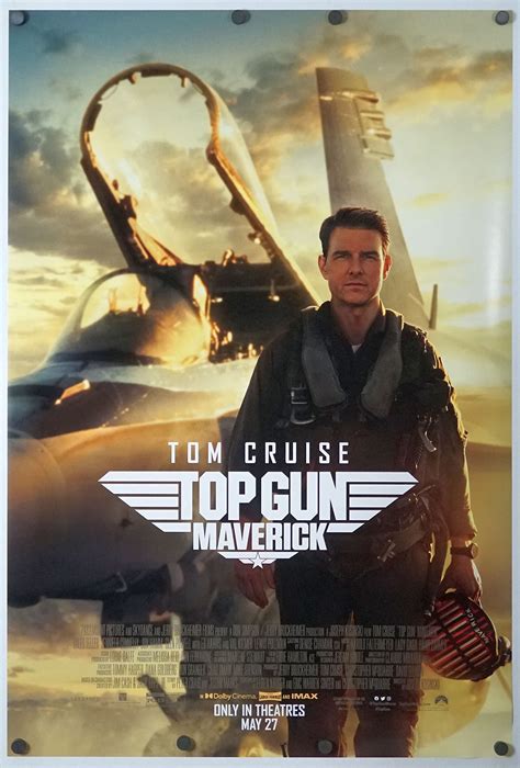 Buy Top Gun Maverick Movie Poster 2 Sided Original Final 27x40 Tom