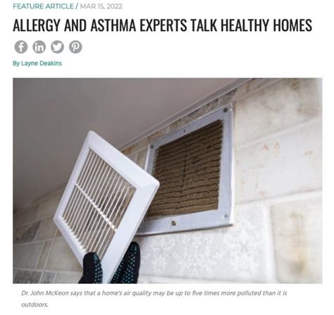Allergy And Asthma Experts Talk Healthy Homes