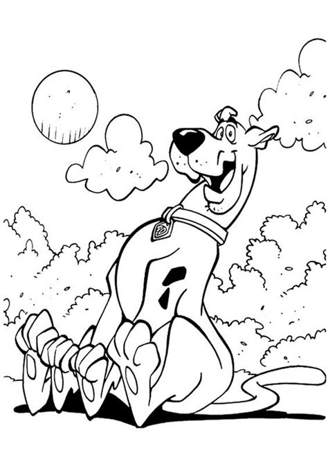 Free And Easy To Print Scooby Doo Coloring Pages Tulamama