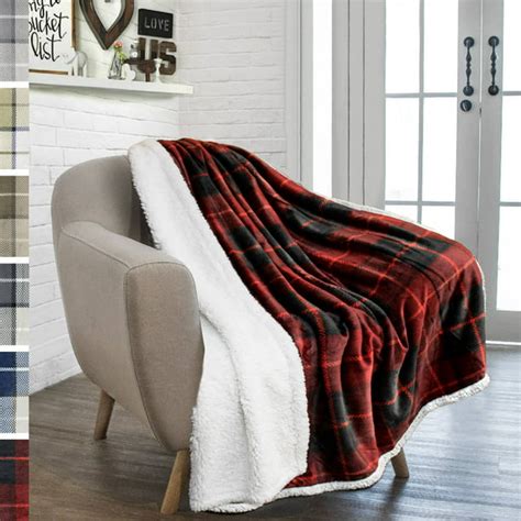 Pavilia Premium Sherpa Throw Blanket For Couch Sofa Soft Micro Plush