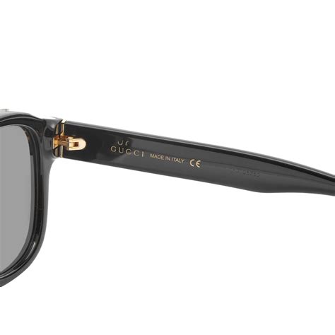 gucci eyewear gg1140sk sunglasses black and grey end ie