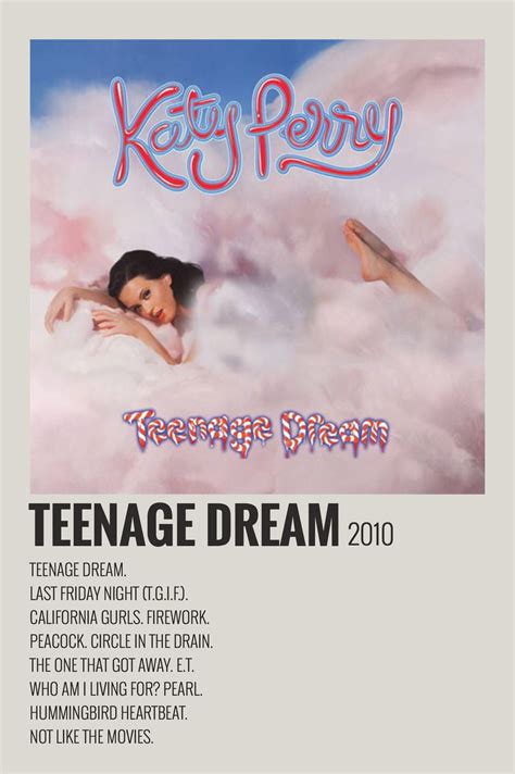 Teenage Dream by Maja | Music poster ideas, Music album cover, Film