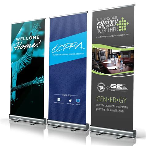 Retractable Banner Stand Pop Up Banner Kit By Thebannerstore