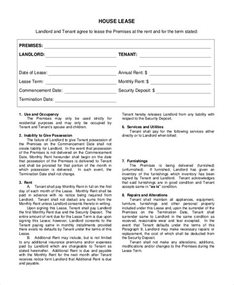 Easy rent agreement provides a online rent agreement service, leave and licence agreement and register rent agreement at your doorstep. FREE 17+ Sample Lease Agreement Forms in PDF | MS Word