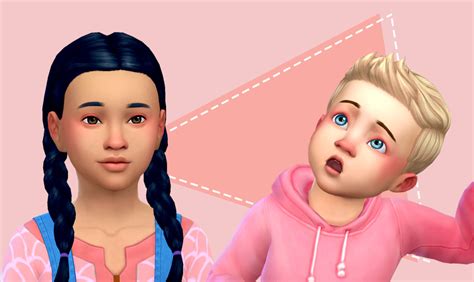Sims 4 Maxis Match Cc — Simsy Baby Rose Blush Ii A Cute Lil Blush For