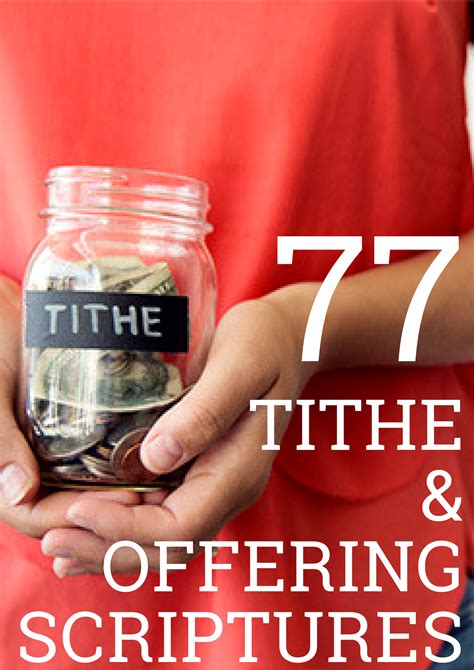 77 Tithe And Offering Scriptures Get Gods Idea Of Giving