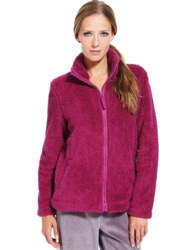 Fluffy Zip Through Thermal Fleece Jacket Mands Fleece Jacket Jackets