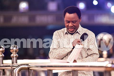 The cause of his death is, however, unknown. Prophet TB Joshua Releases 2020 Prophecy - The Maravi Post