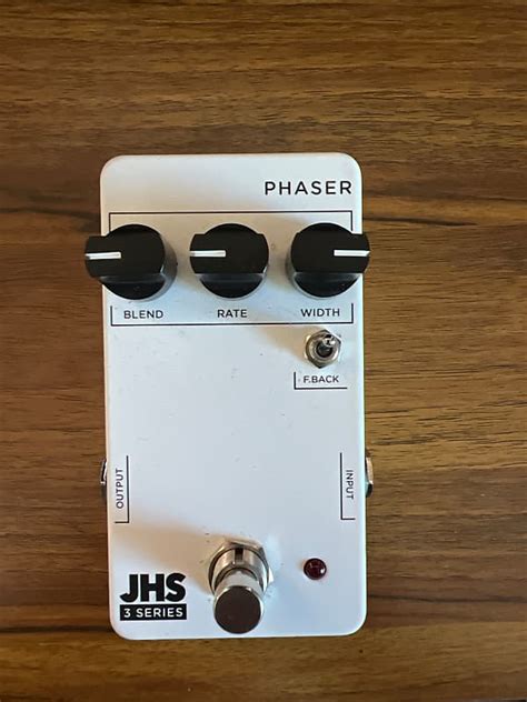 JHS 3 Series Phaser 2021 Present White Reverb