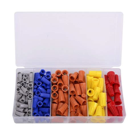 158pcs Electrical Wire Connectors Screw Terminals With Spring Insert